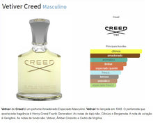 Carregar imagem no visualizador da galeria, Decant do Perfume Creed Vetiver + 1 Brinde Grátis COD.45852