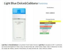 Carregar imagem no visualizador da galeria, Decant do Perfume D&G Light Blue + 1 Brinde Grátis COD.98200