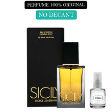 Carregar imagem no visualizador da galeria, Decant do Perfume D&G Sicily + 1 Brinde Grátis COD.98201