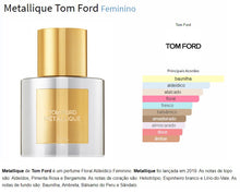 Carregar imagem no visualizador da galeria, Decant do Perfume Tom Ford Metallique + 1 Brinde Grátis COD.966684