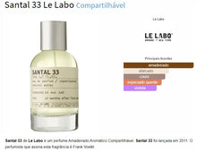 Carregar imagem no visualizador da galeria, Decant do Perfume Le Labo Santal 33 + 1 Brinde Grátis COD.45854