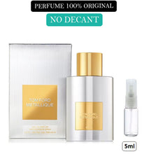 Carregar imagem no visualizador da galeria, Decant do Perfume Tom Ford Metallique + 1 Brinde Grátis COD.966684