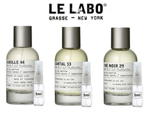 kit 3 Decants do Perfume Le Labo  The Noir 29 + Santal 33 + Vanille 44  + 1 Brinde Gratis cod.45224
