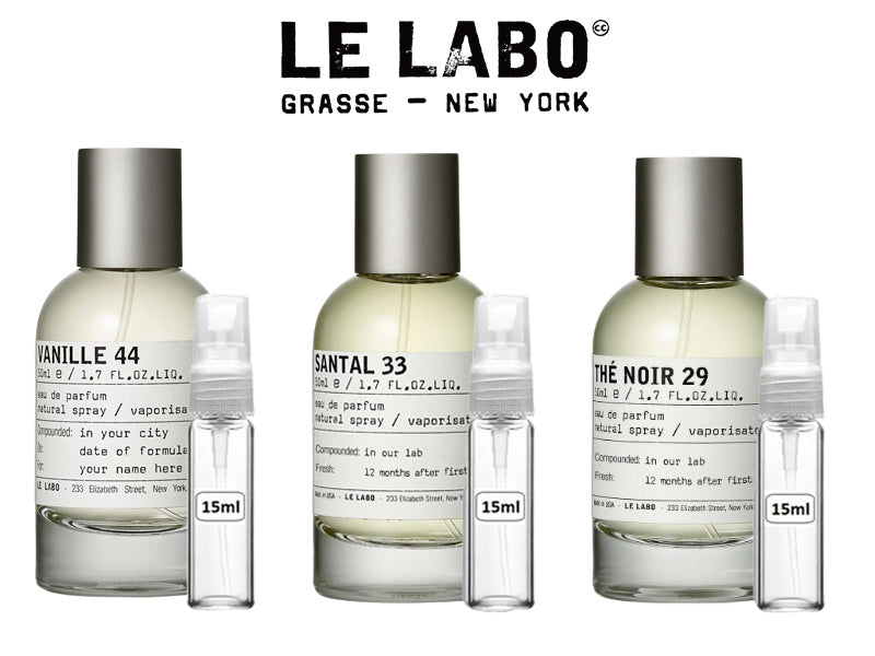 kit 3 Decants do Perfume Le Labo  The Noir 29 + Santal 33 + Vanille 44  + 1 Brinde Gratis cod.45224