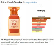 Carregar imagem no visualizador da galeria, Decant do Perfume Tom Ford Bitter Peach + 1 Brinde Grátis COD.963654
